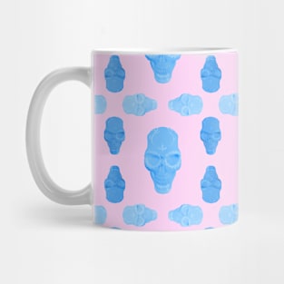 Blue sugar skulls Mug